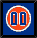 Florida Baseball Number - Alternate Orange - Double Mat 3