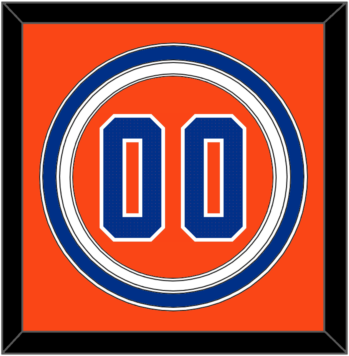 Florida Baseball Number - Alternate Orange - Premier Tier 2