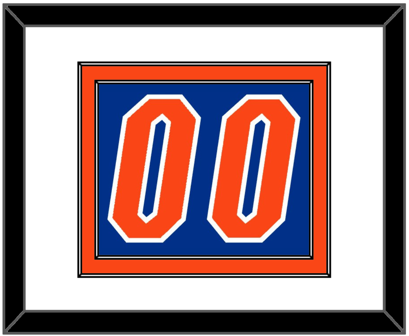 Florida Basketball Number - Road Blue (2017-2018) - Signature Tier 1