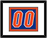 Florida Basketball Number - Road Blue (2017-2018) - Double Mat 1