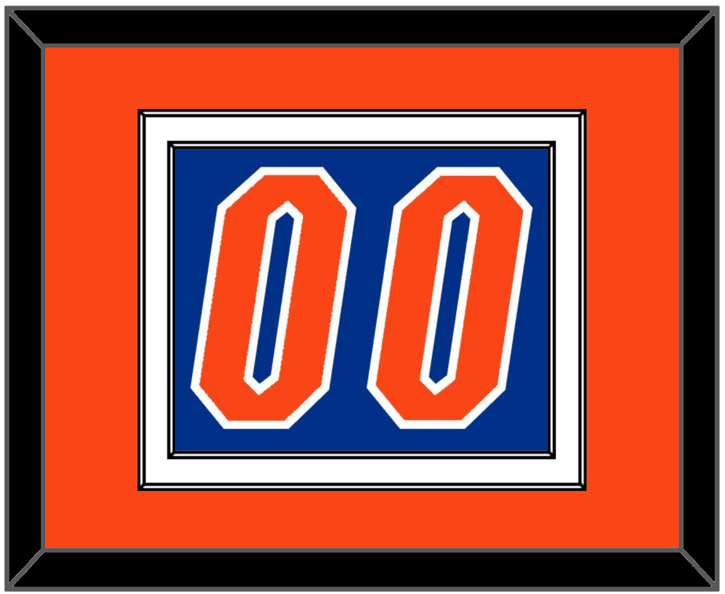 Florida Basketball Number - Road Blue (2017-2018) - Signature Tier 3