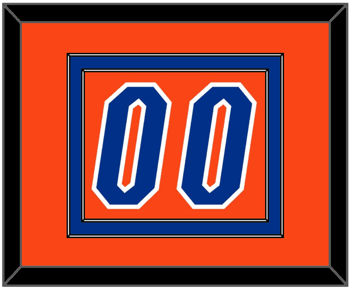 Florida Basketball Number - Road Orange (2017-2018) - Signature Tier 2