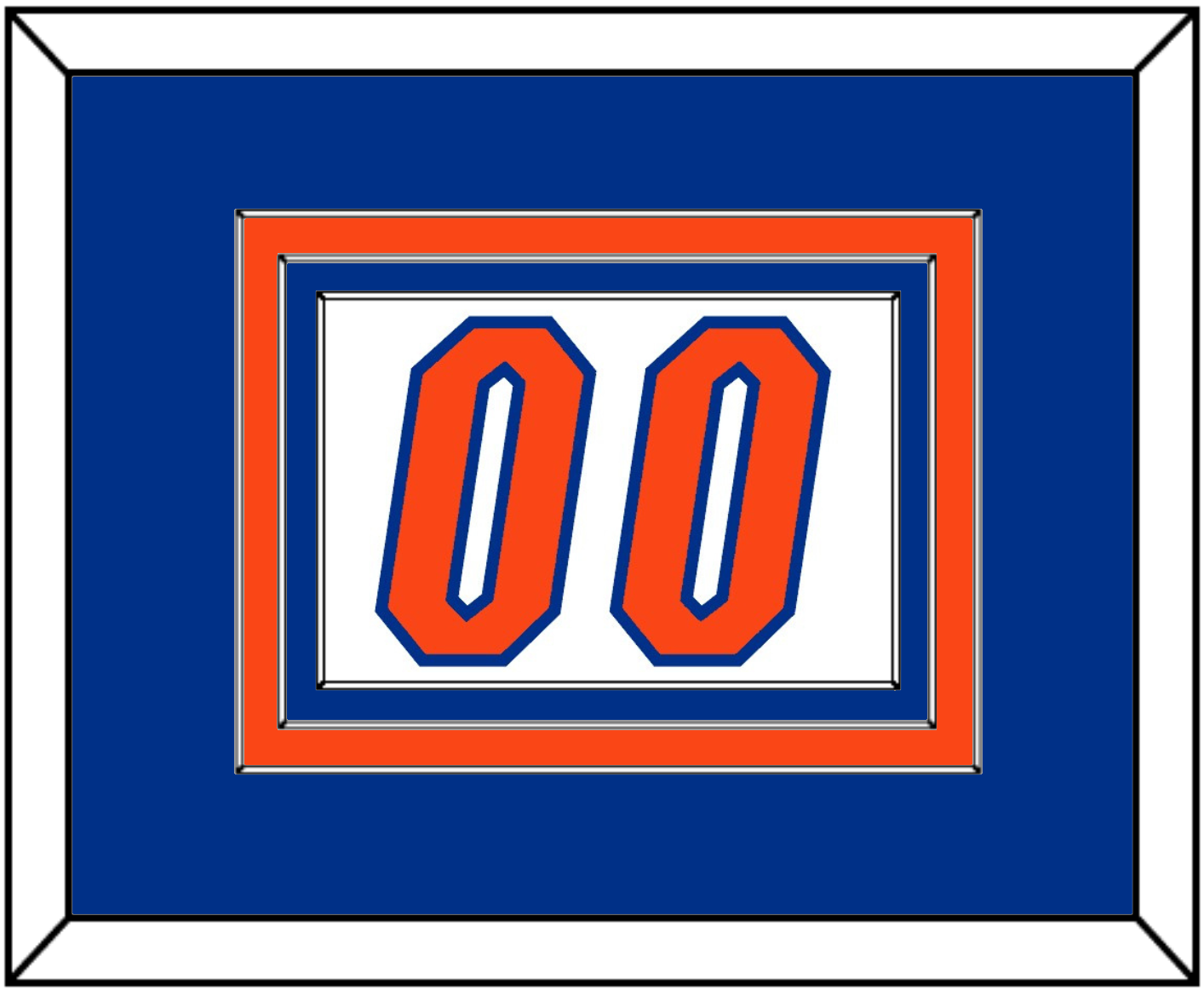 Florida Basketball Number - Home White (2017-2018) - Premier Tier 3