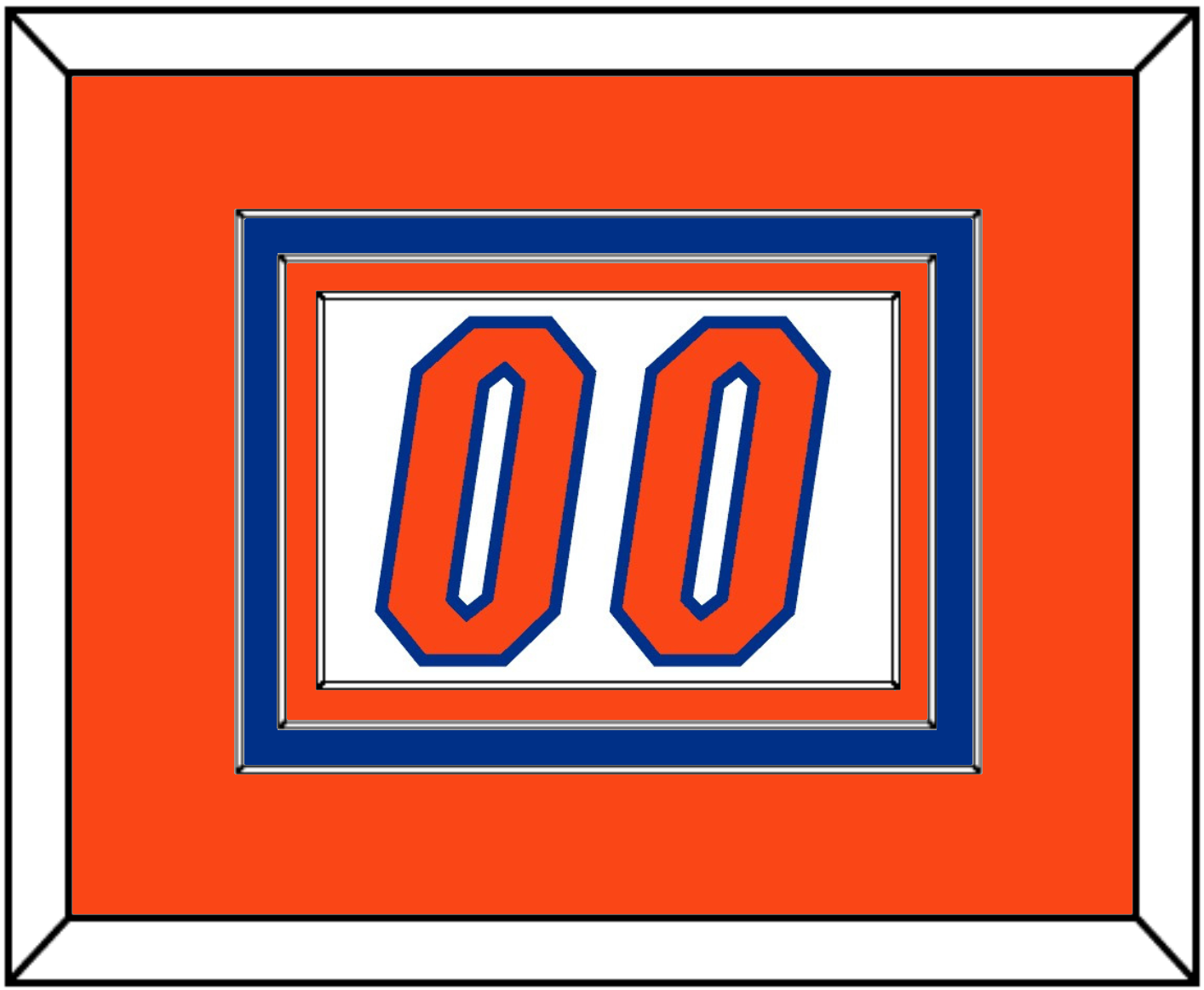Florida Basketball Number - Home White (2017-2018) - Premier Tier 4
