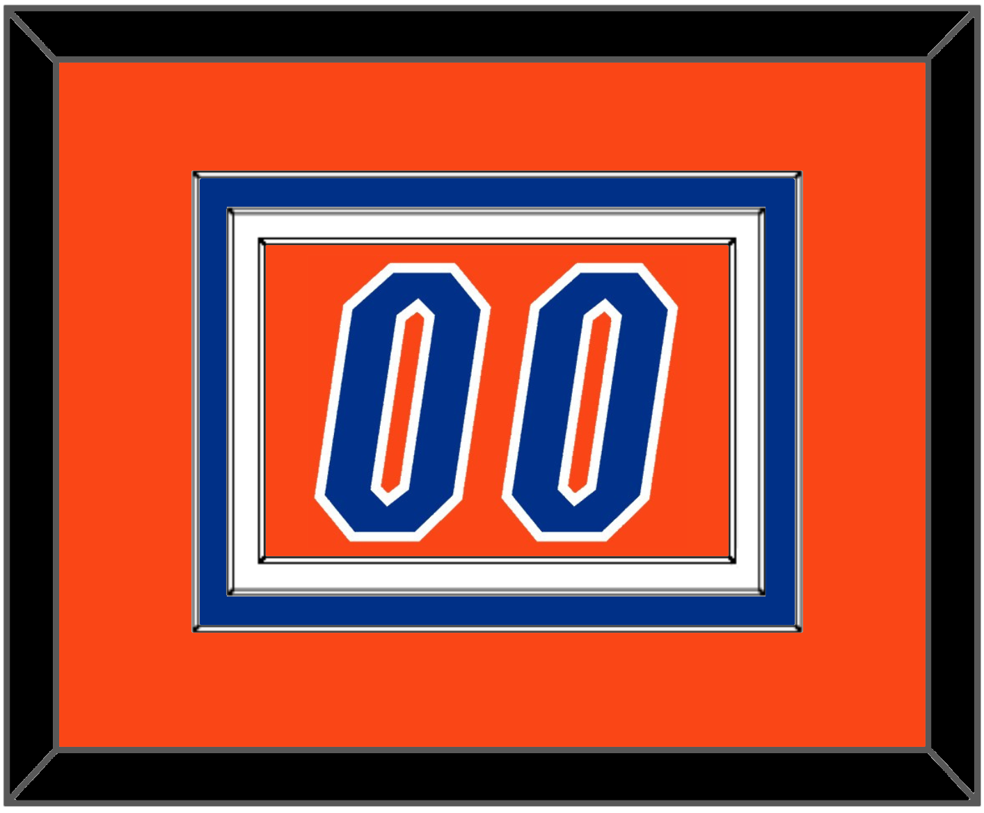 Florida Basketball Number - Road Orange (2017-2018) - Premier Tier 2