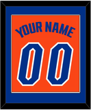Florida Basketball Name & Number - Road Orange (2017-2018) - Single Mat 2