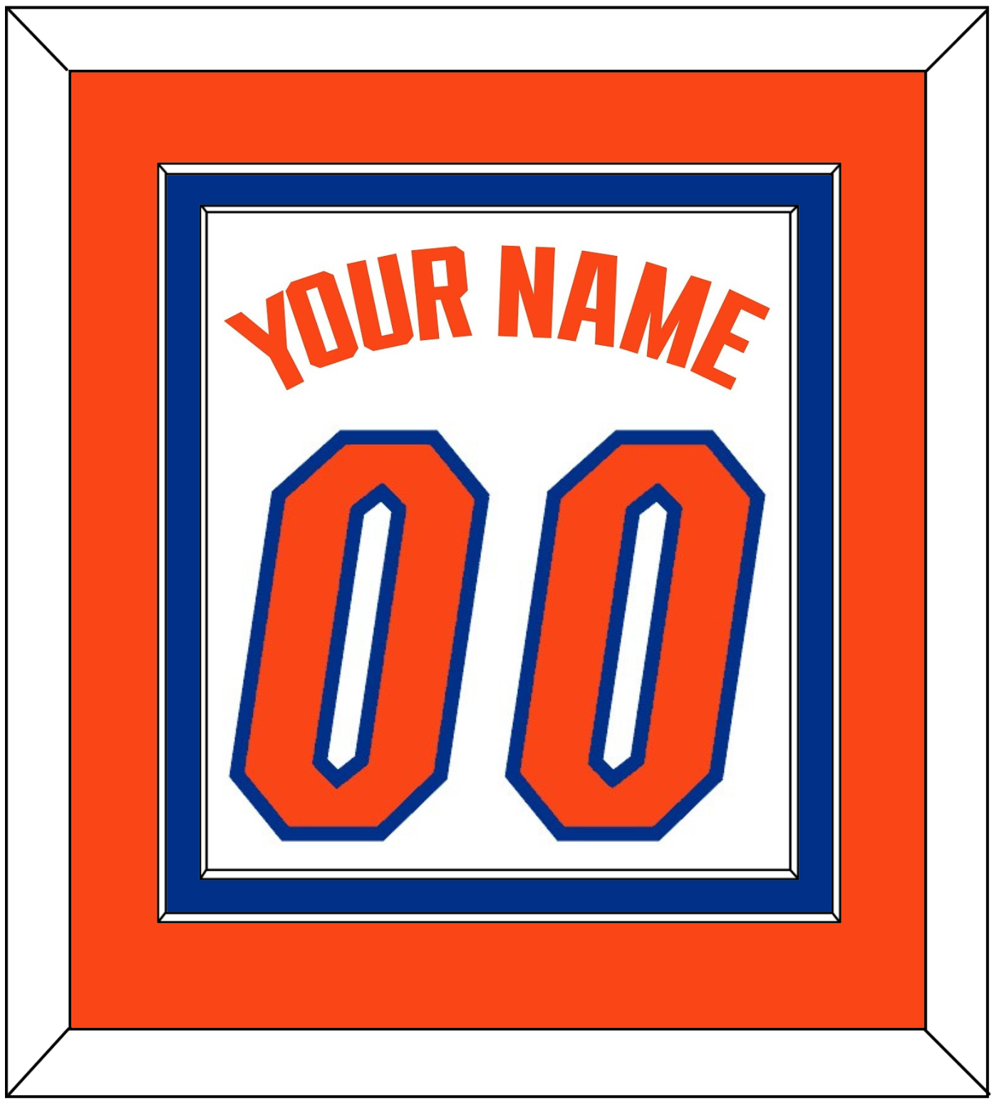 Florida Basketball Name & Number - Home White (2017-2018) - Signature Tier 3
