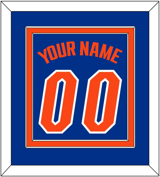 Florida Basketball Name & Number - Road Blue (2017-2018) - Signature Tier 2