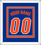Florida Basketball Name & Number - Road Blue (2017-2018) - Double Mat 2