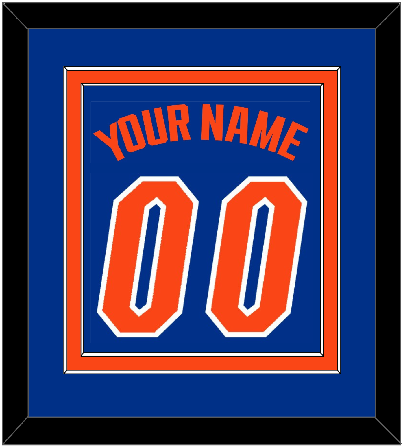 Florida Basketball Name & Number - Road Blue (2017-2018) - Signature Tier 2