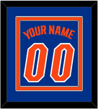 Florida Basketball Name & Number - Road Blue (2017-2018) - Double Mat 2