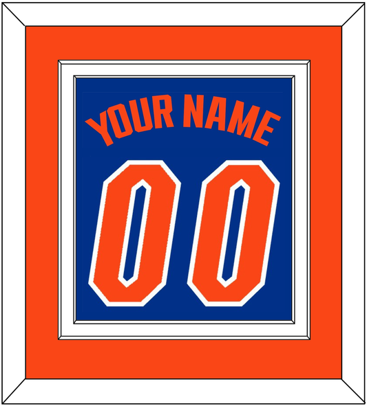Florida Basketball Name & Number - Road Blue (2017-2018) - Signature Tier 3