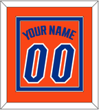 Florida Basketball Name & Number - Road Orange (2017-2018) - Double Mat 2