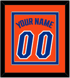 Florida Basketball Name & Number - Road Orange (2017-2018) - Double Mat 2