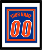 Florida Basketball Name & Number - Road Blue (2017-2018) - Triple Mat 1