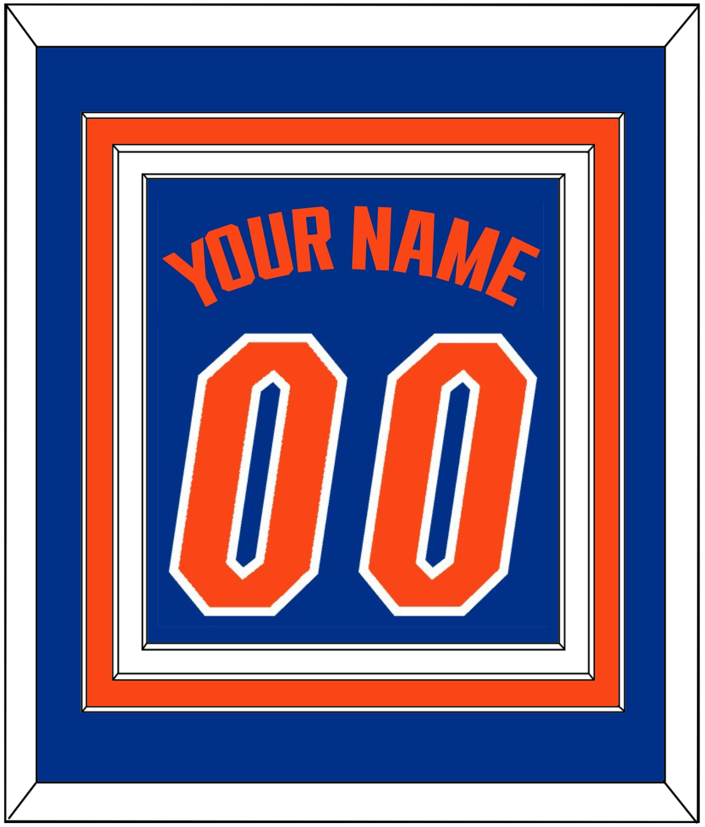 Florida Basketball Name & Number - Road Blue (2017-2018) - Premier Tier 2
