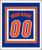 Florida Basketball Name & Number - Road Blue (2017-2018) - Triple Mat 2