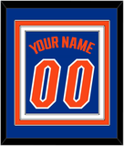 Florida Basketball Name & Number - Road Blue (2017-2018) - Triple Mat 2