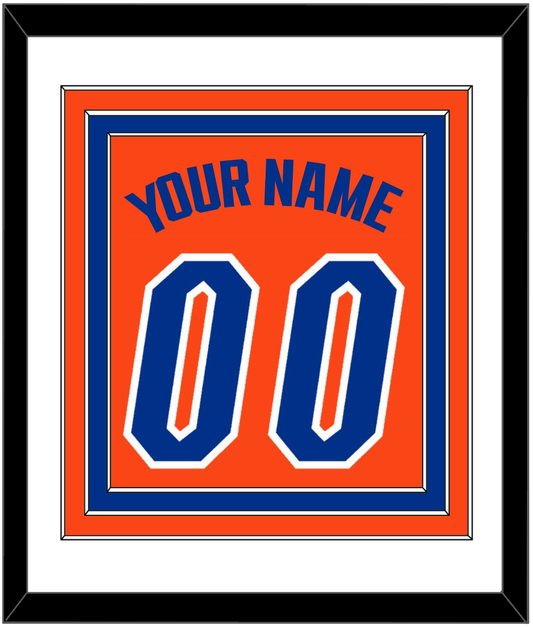 Florida Basketball Name & Number - Road Orange (2017-2018) - Premier Tier 1
