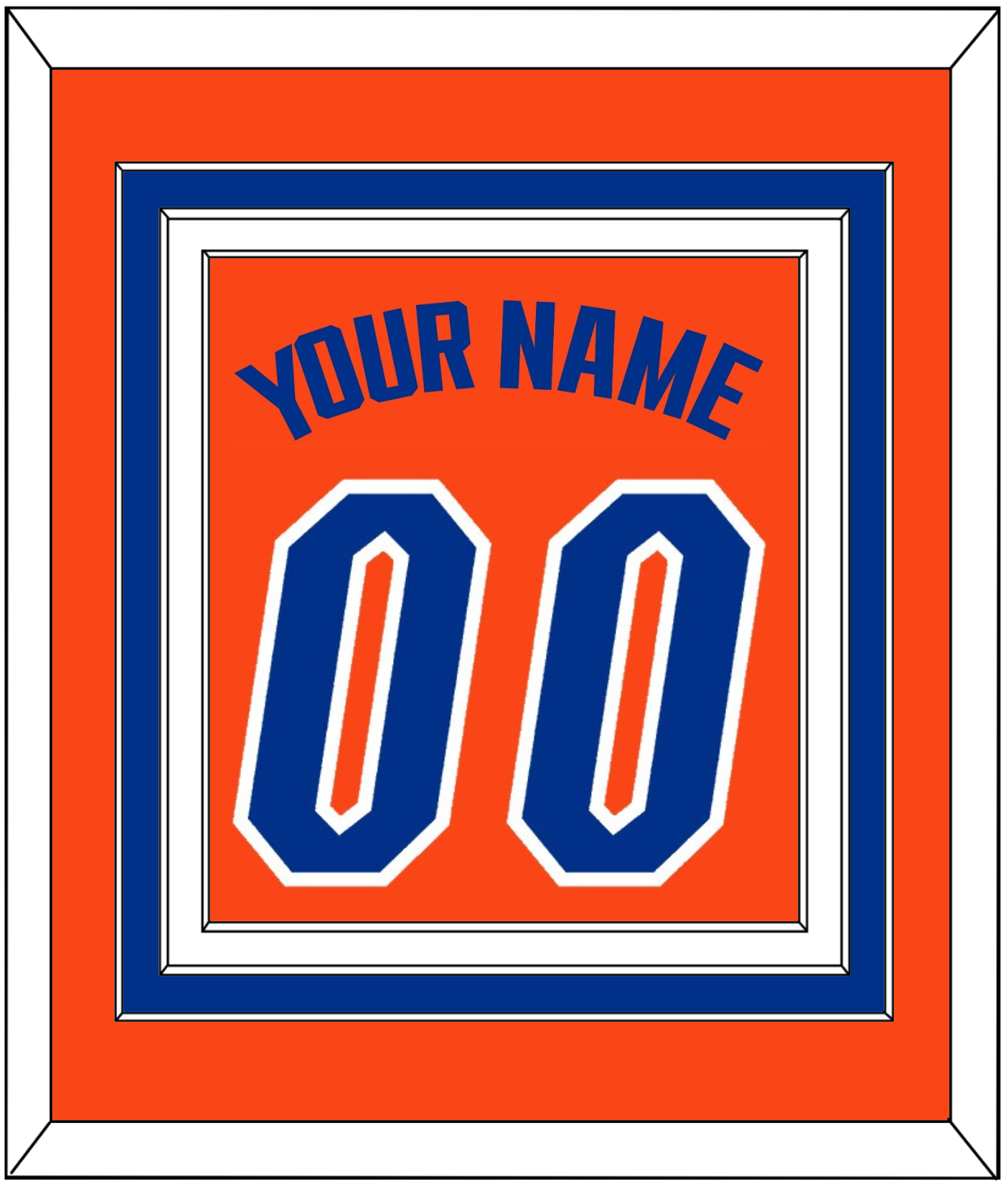 Florida Basketball Name & Number - Road Orange (2017-2018) - Premier Tier 2