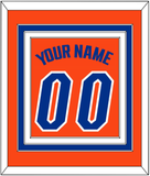 Florida Basketball Name & Number - Road Orange (2017-2018) - Triple Mat 2