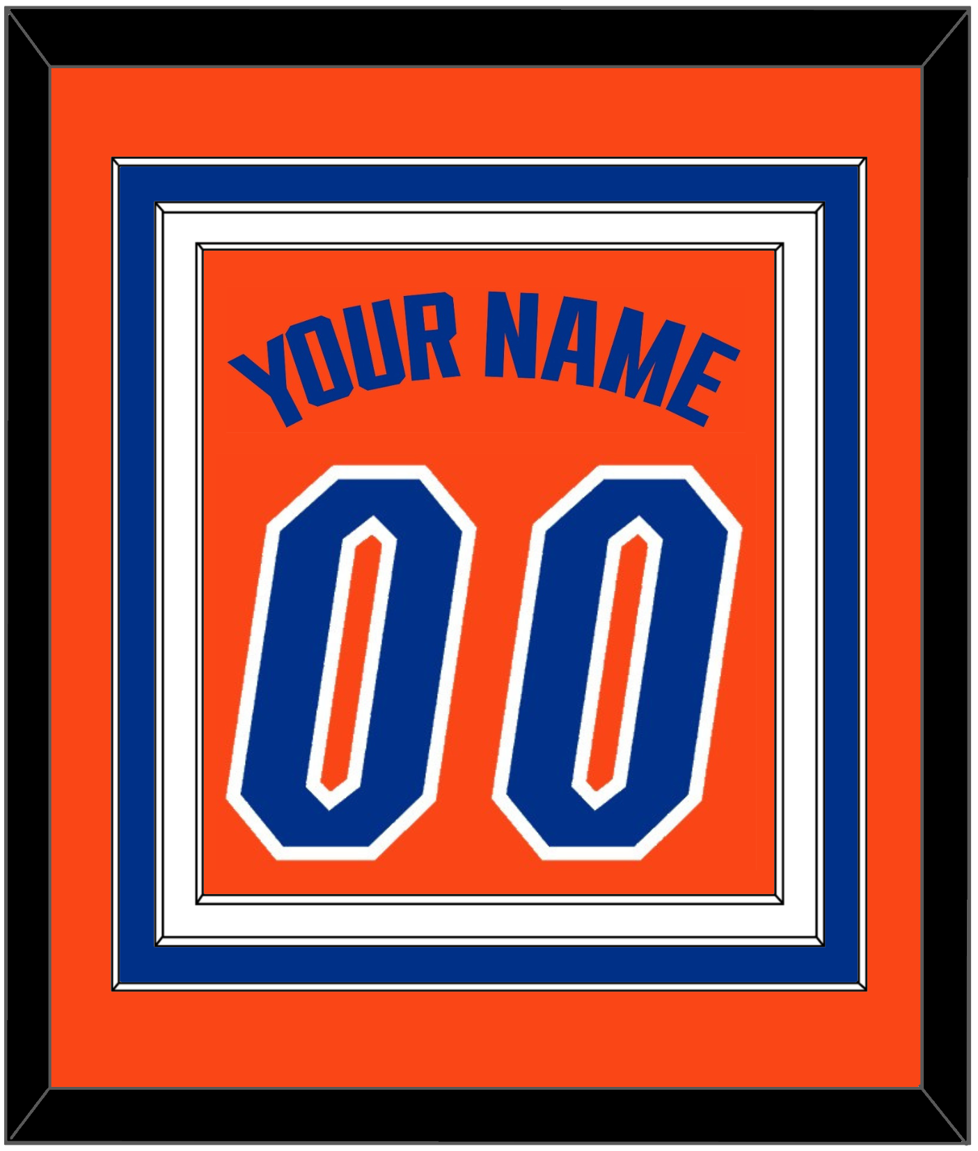 Florida Basketball Name & Number - Road Orange (2017-2018) - Premier Tier 2