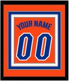Florida Basketball Name & Number - Road Orange (2017-2018) - Triple Mat 2