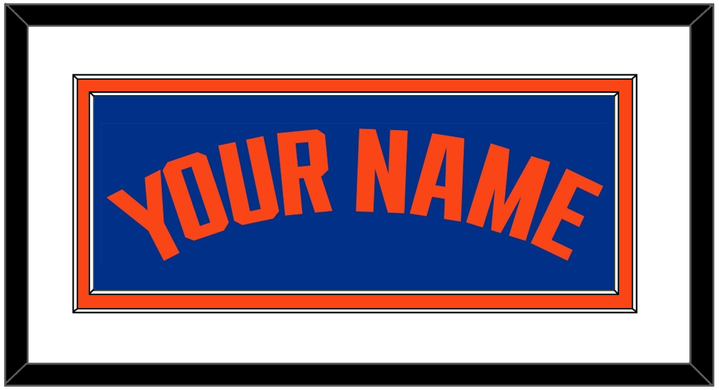 Florida Basketball Name - Road Blue (2017-2018) - Signature Tier 1