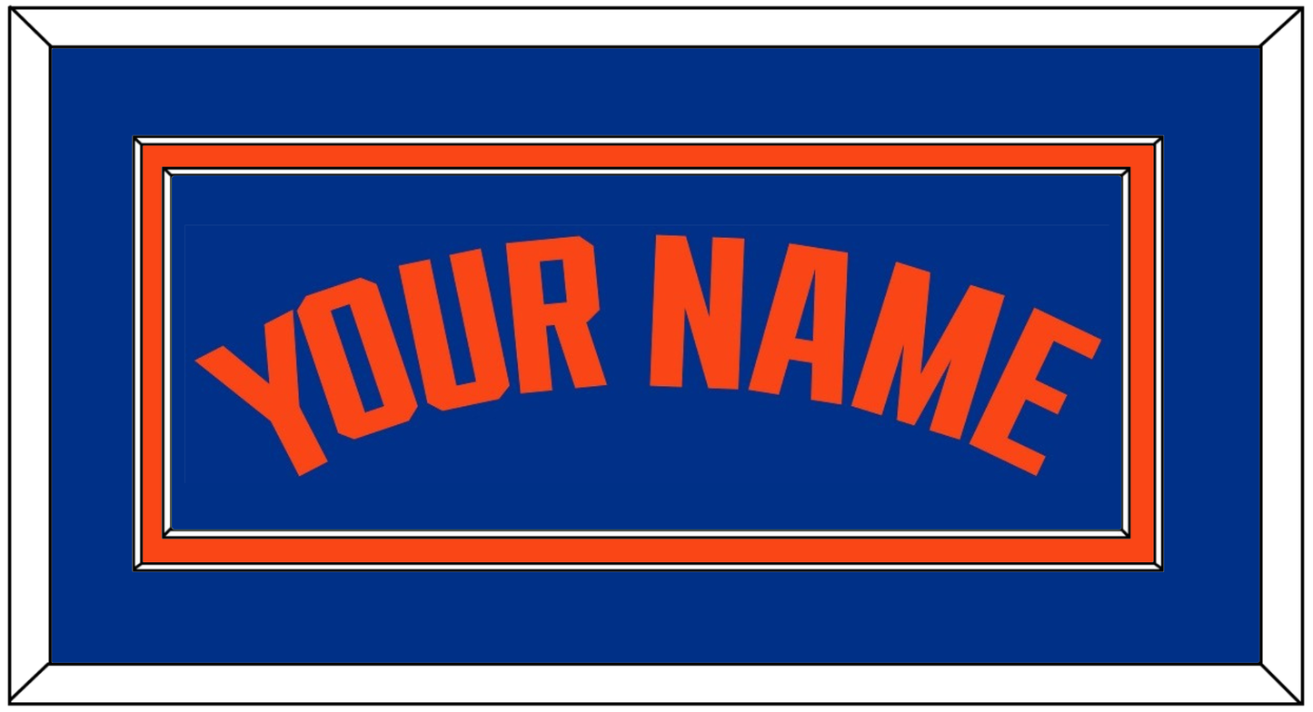 Florida Basketball Name - Road Blue (2017-2018) - Signature Tier 2