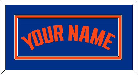 Florida Basketball Name - Road Blue (2017-2018) - Signature Tier 2