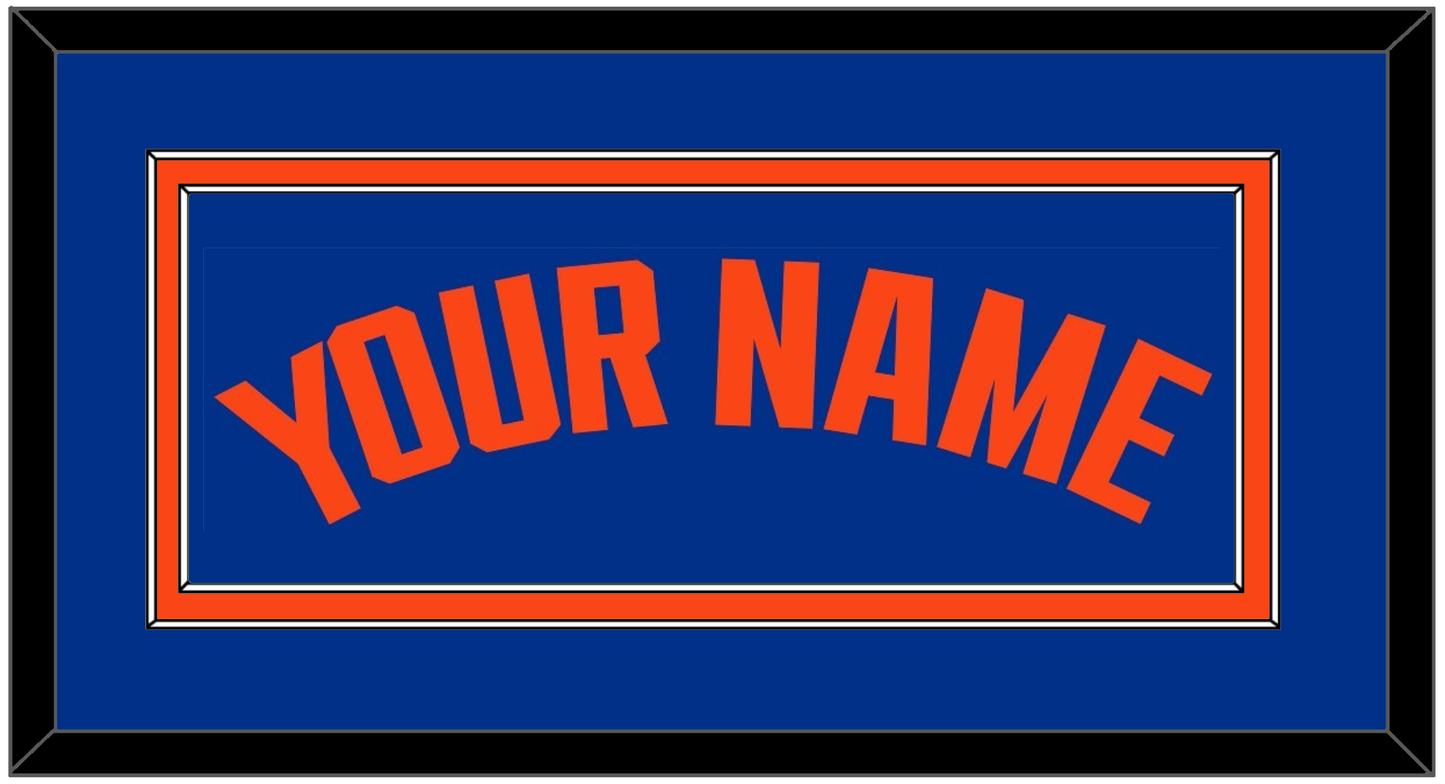 Florida Basketball Name - Road Blue (2017-2018) - Signature Tier 2
