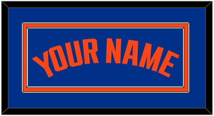 Florida Basketball Name - Road Blue (2017-2018) - Signature Tier 2