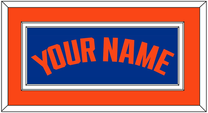 Florida Basketball Name - Road Blue (2017-2018) - Signature Tier 3