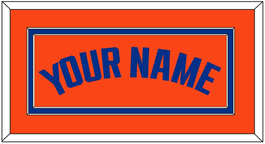 Florida Basketball Name - Road Orange (2017-2018) - Signature Tier 2