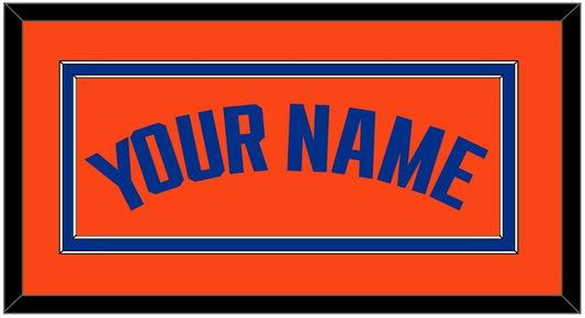 Florida Basketball Name - Road Orange (2017-2018) - Signature Tier 2