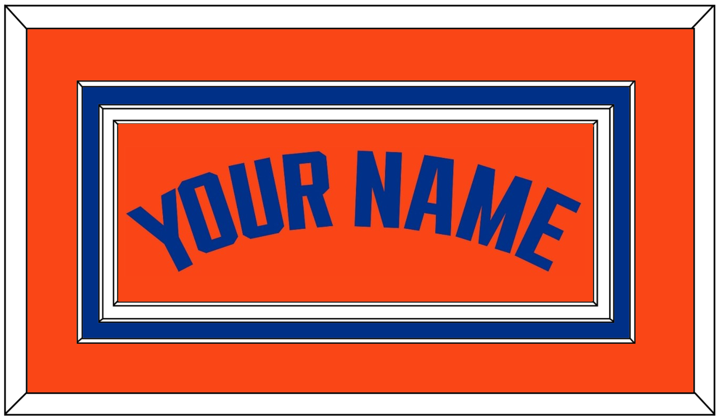 Florida Basketball Name - Road Orange (2017-2018) - Premier Tier 2