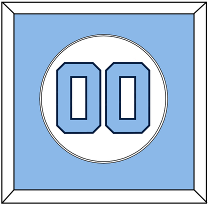 North Carolina Baseball Number - Home White (1999-2000) - Essential Tier 1