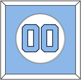 North Carolina Baseball Number - Home White (2014) - Single Mat 1