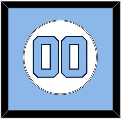 North Carolina Baseball Number - Home White (1999-2000) - Essential Tier 1