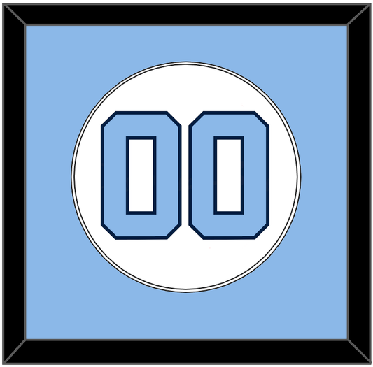 North Carolina Baseball Number - Home White (2014) - Essential Tier 1