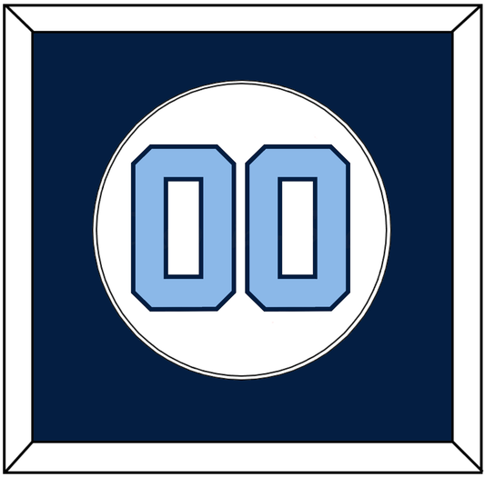 North Carolina Baseball Number - Home White (1999-2000) - Essential Tier 2