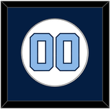 North Carolina Baseball Number - Home White (2014) - Single Mat 2