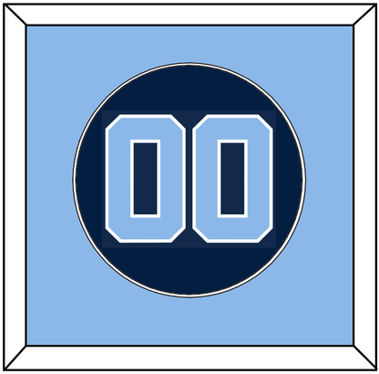 North Carolina Baseball Number - Alternate Navy Blue (2013-2014) - Essential Tier 2