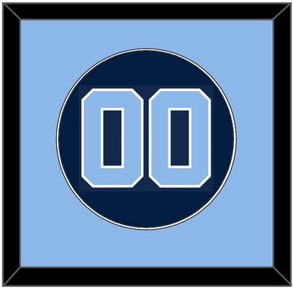North Carolina Baseball Number - Alternate Navy Blue (2013-2014) - Essential Tier 2
