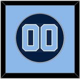 North Carolina Baseball Number - Alternate Navy Blue (2013-2014) - Single Mat 2