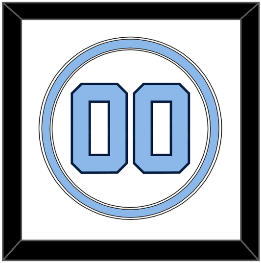 North Carolina Baseball Number - Home White (2014) - Signature Tier 1