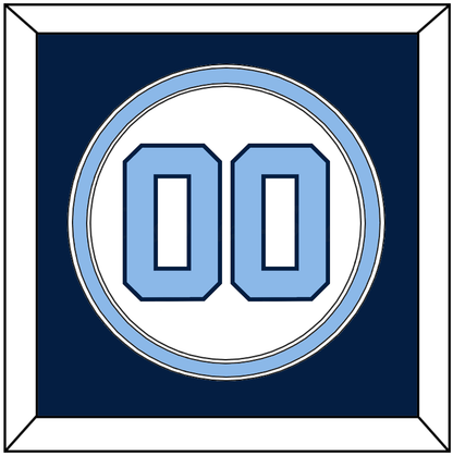 North Carolina Baseball Number - Home White (2014) - Signature Tier 4
