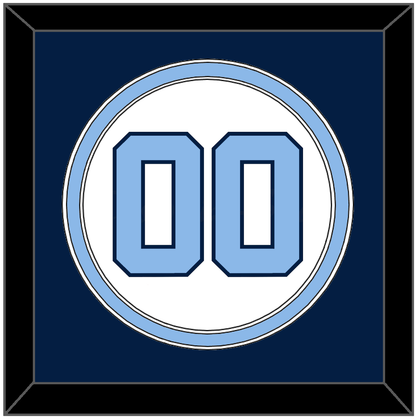 North Carolina Baseball Number - Home White (2014) - Signature Tier 4