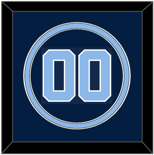 North Carolina Baseball Number - Alternate Navy Blue (2013-2014) - Signature Tier 2