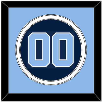 North Carolina Baseball Number - Alternate Navy Blue (2013-2014) - Signature Tier 3